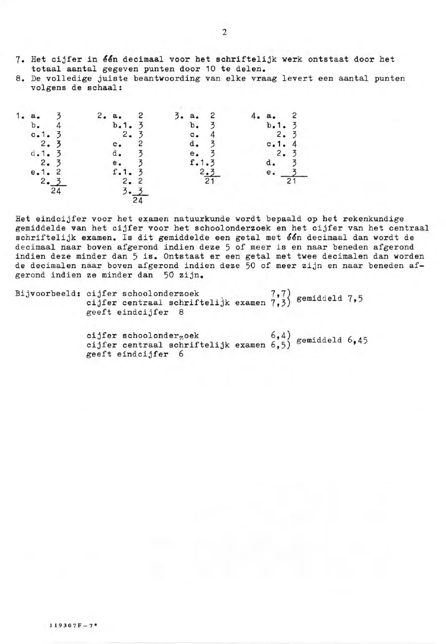 beoordelingsmodel bladzijde 2