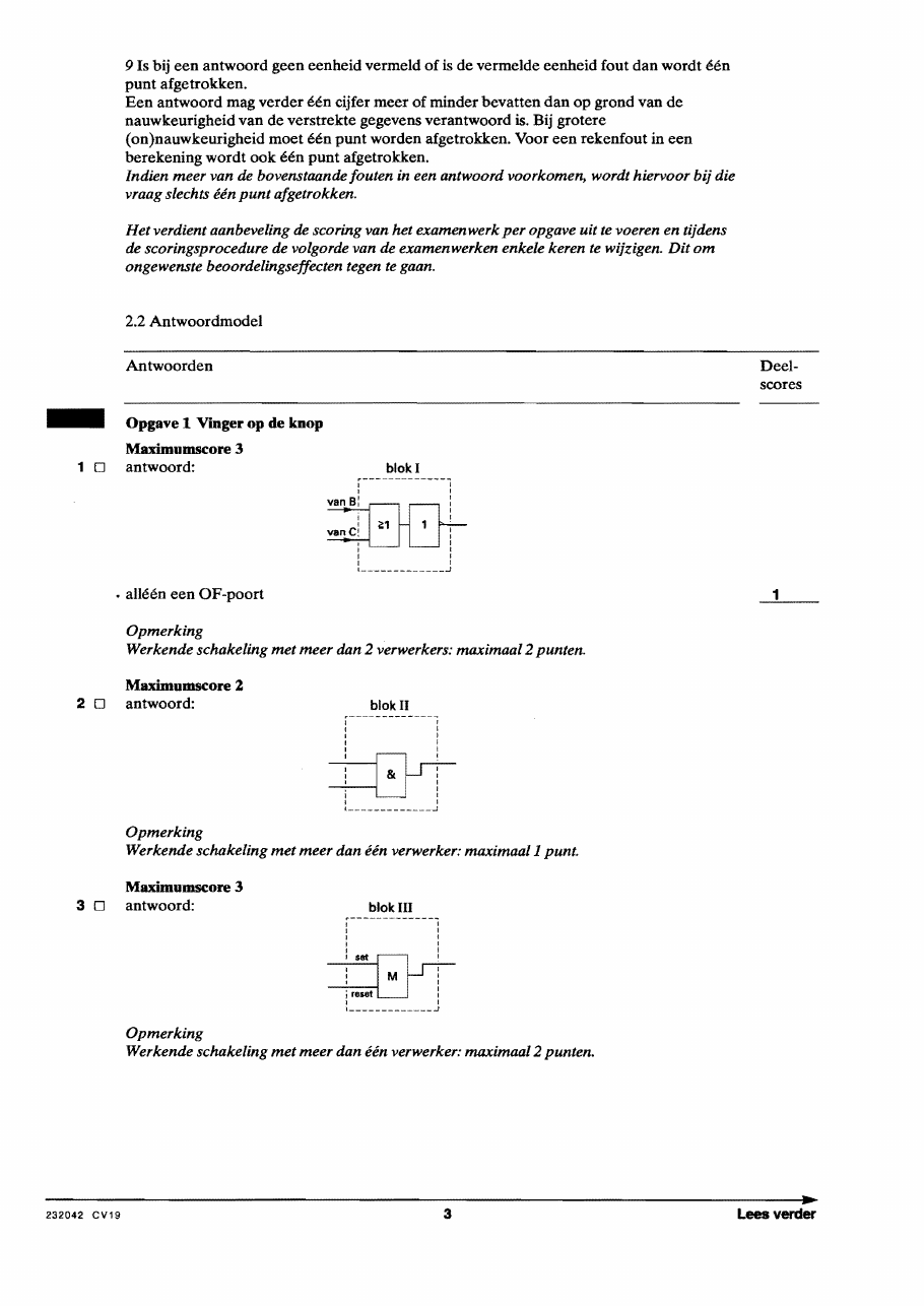 beoordelingsmodel bladzijde 3