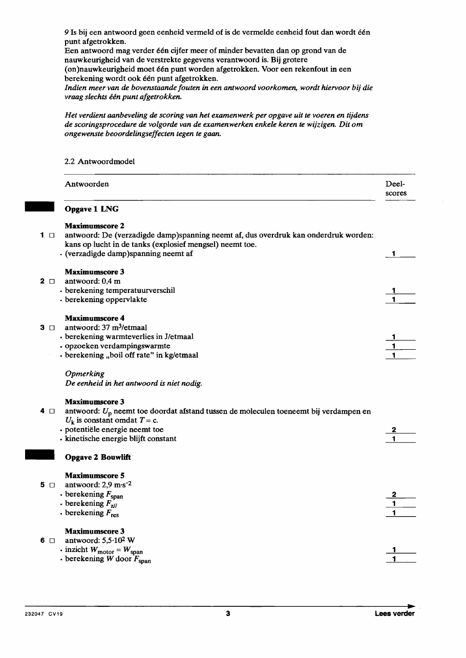 beoordelingsmodel bladzijde 3