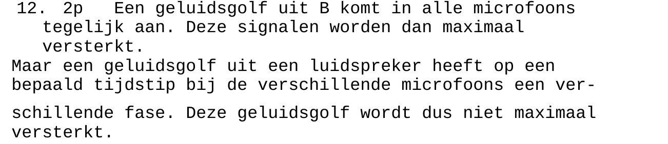beoordelingsmodel vraag 12