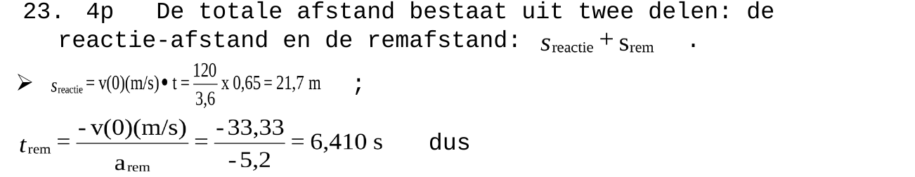 beoordelingsmodel vraag 23