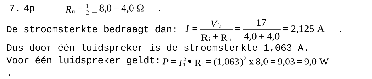 beoordelingsmodel vraag 7
