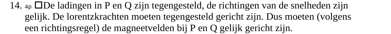 beoordelingsmodel vraag 14
