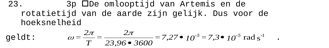 beoordelingsmodel vraag 23