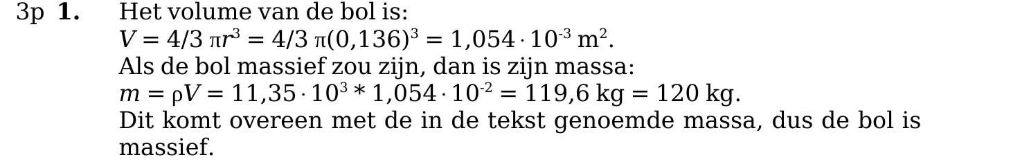 beoordelingsmodel vraag 1