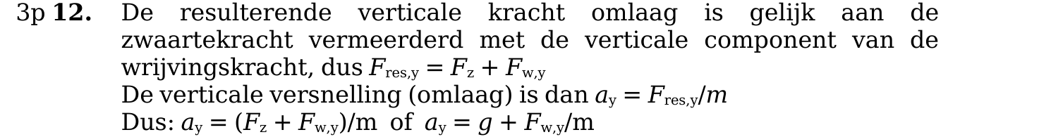 beoordelingsmodel vraag 12