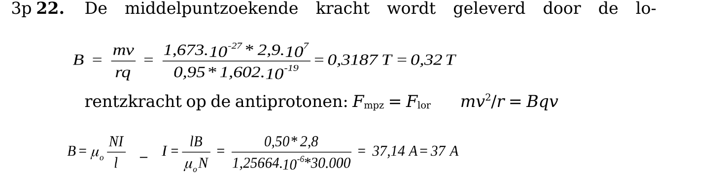 beoordelingsmodel vraag 22