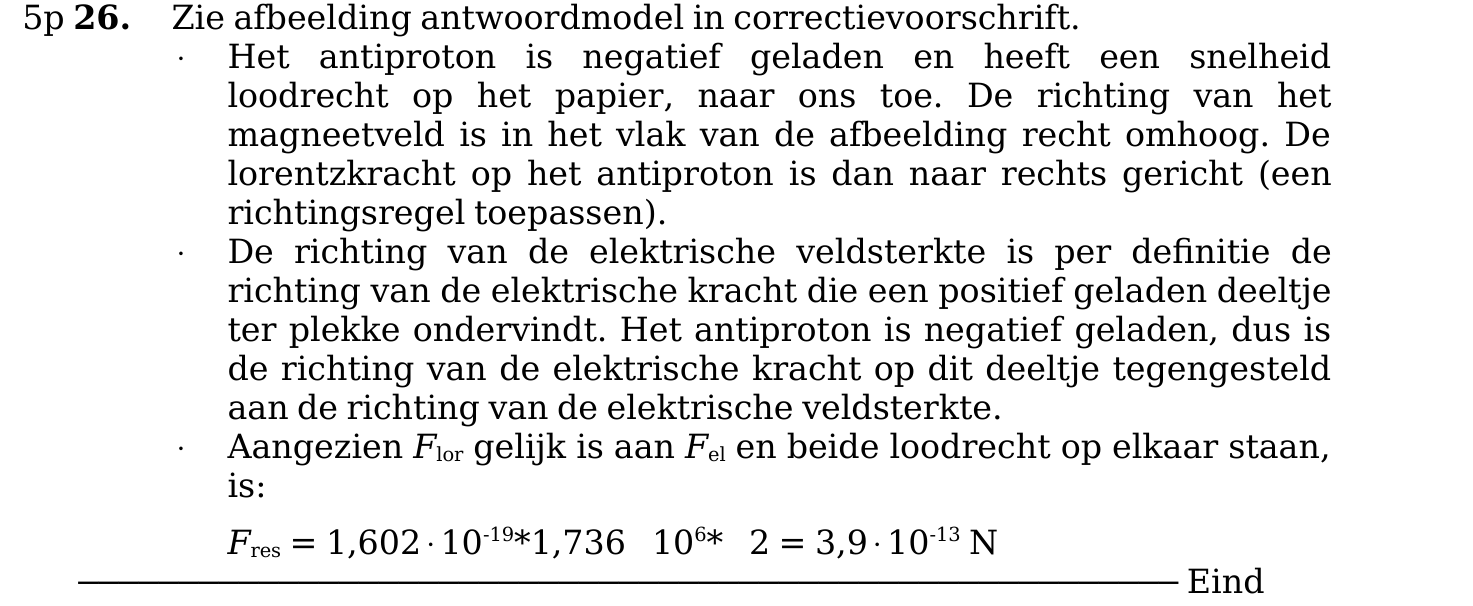 beoordelingsmodel vraag 26