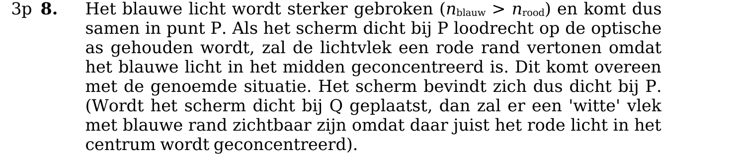 beoordelingsmodel vraag 8