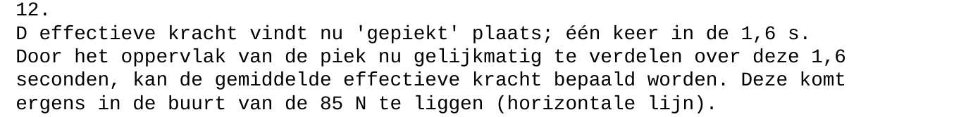 beoordelingsmodel vraag 12