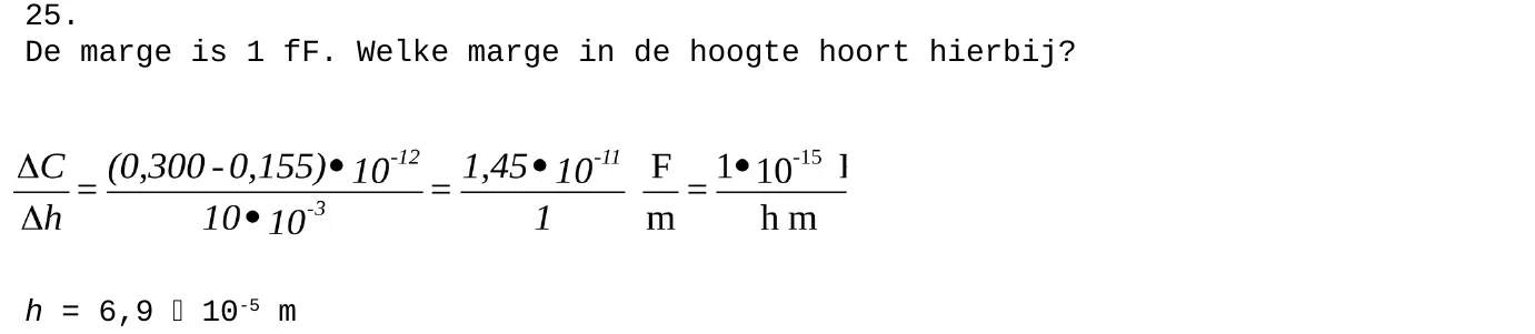 beoordelingsmodel vraag 25