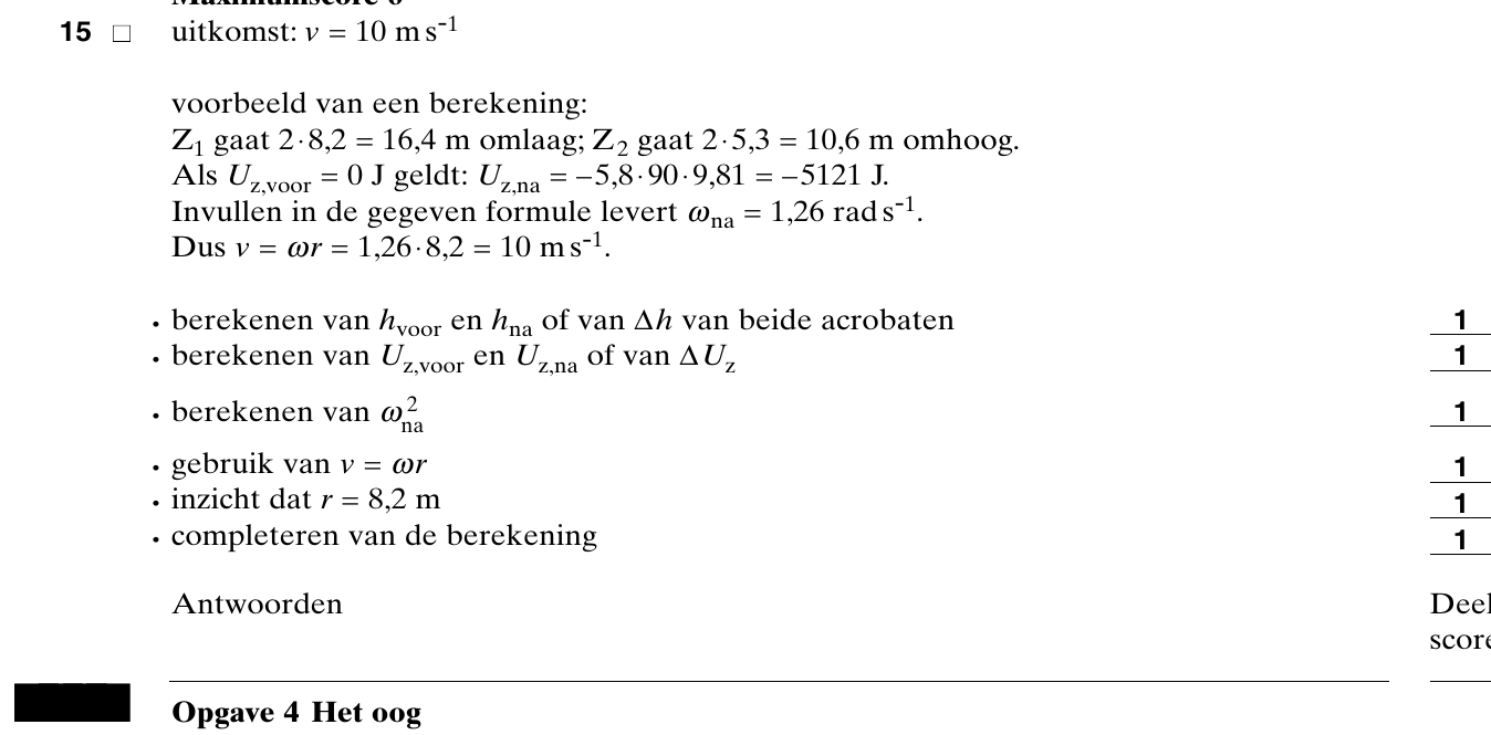beoordelingsmodel vraag 15