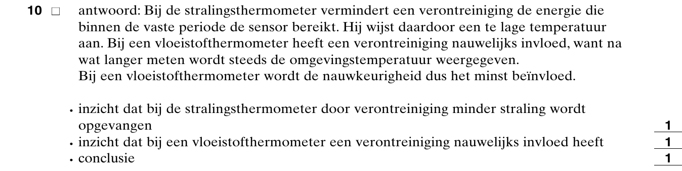 beoordelingsmodel vraag 10