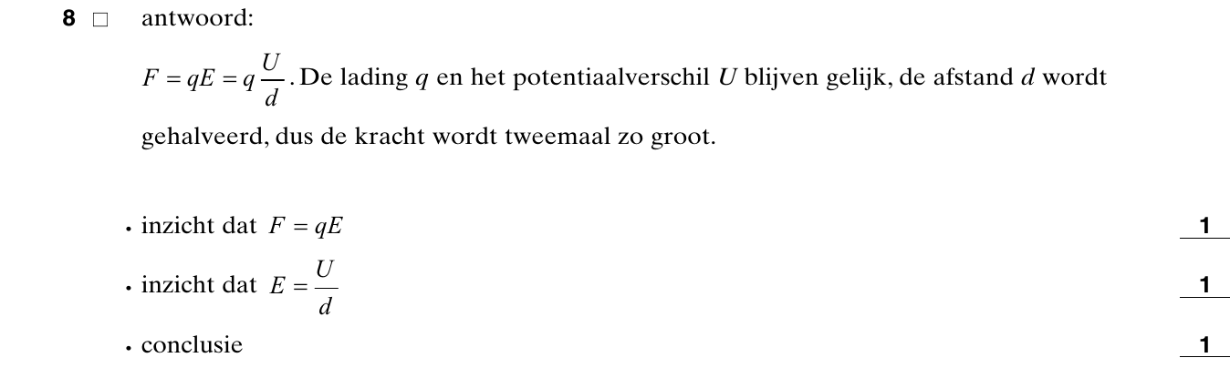 beoordelingsmodel vraag 8