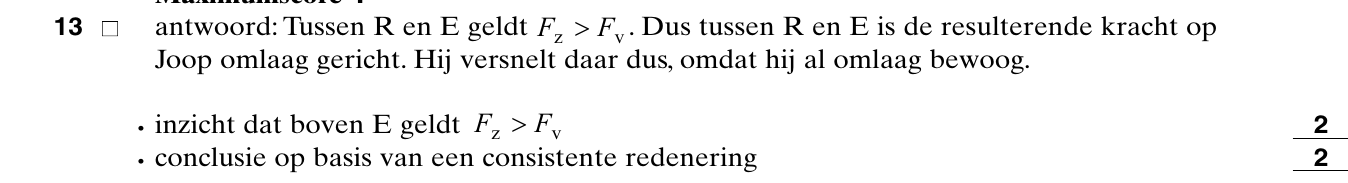 beoordelingsmodel vraag 13