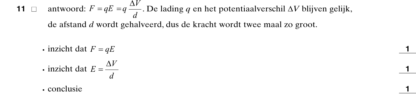 beoordelingsmodel vraag 11