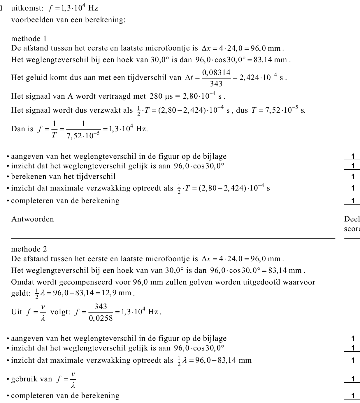 beoordelingsmodel vraag 10