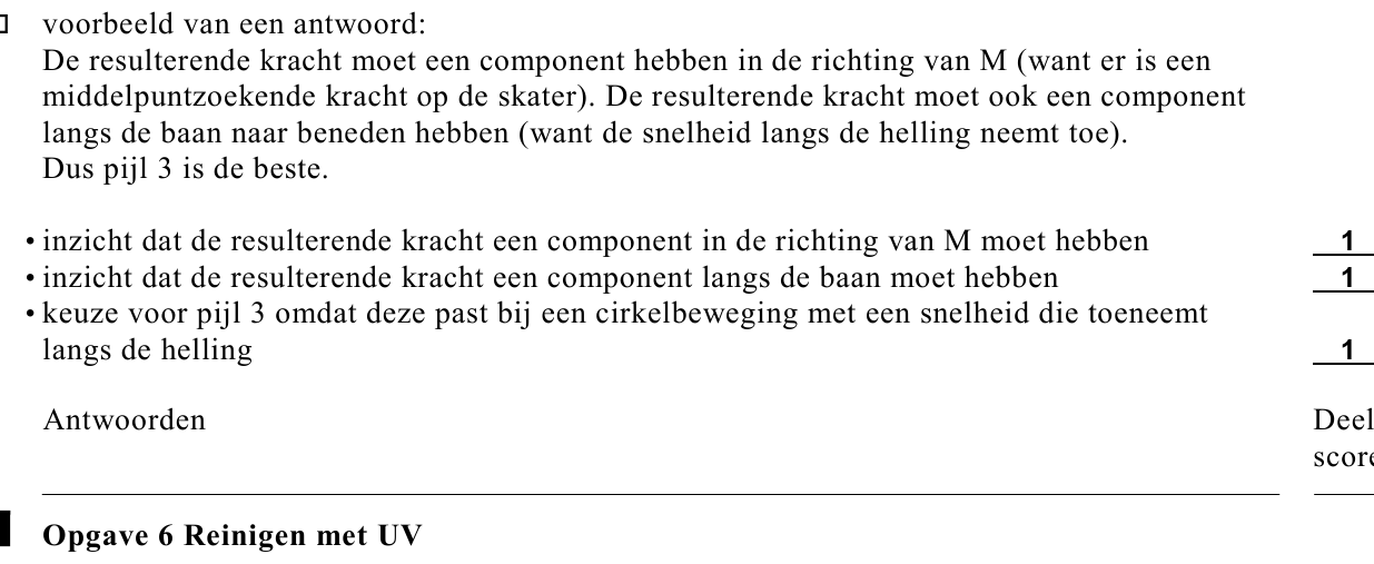 beoordelingsmodel vraag 15