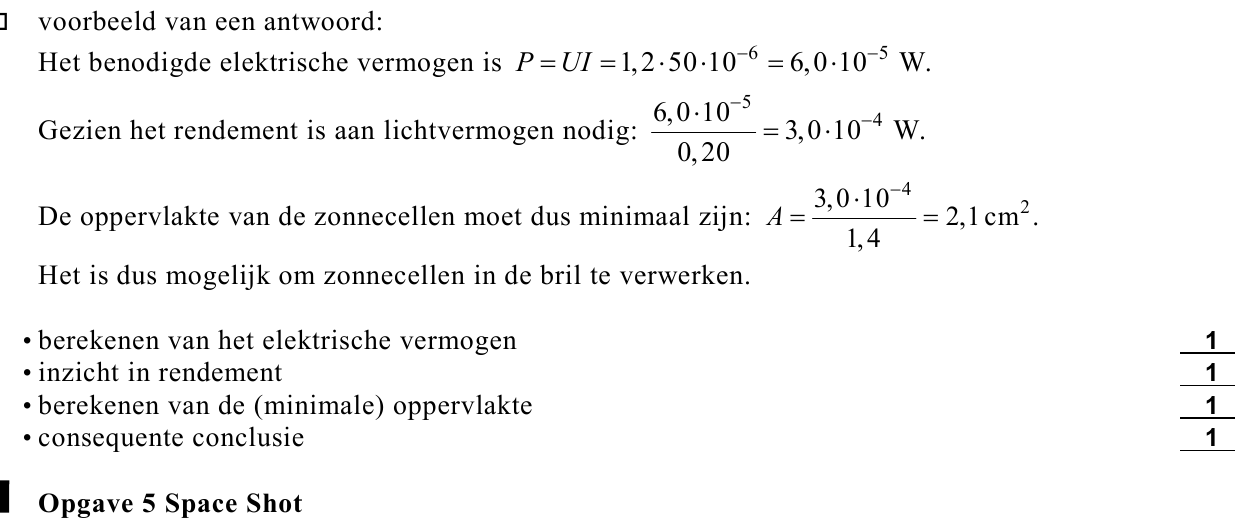 beoordelingsmodel vraag 16