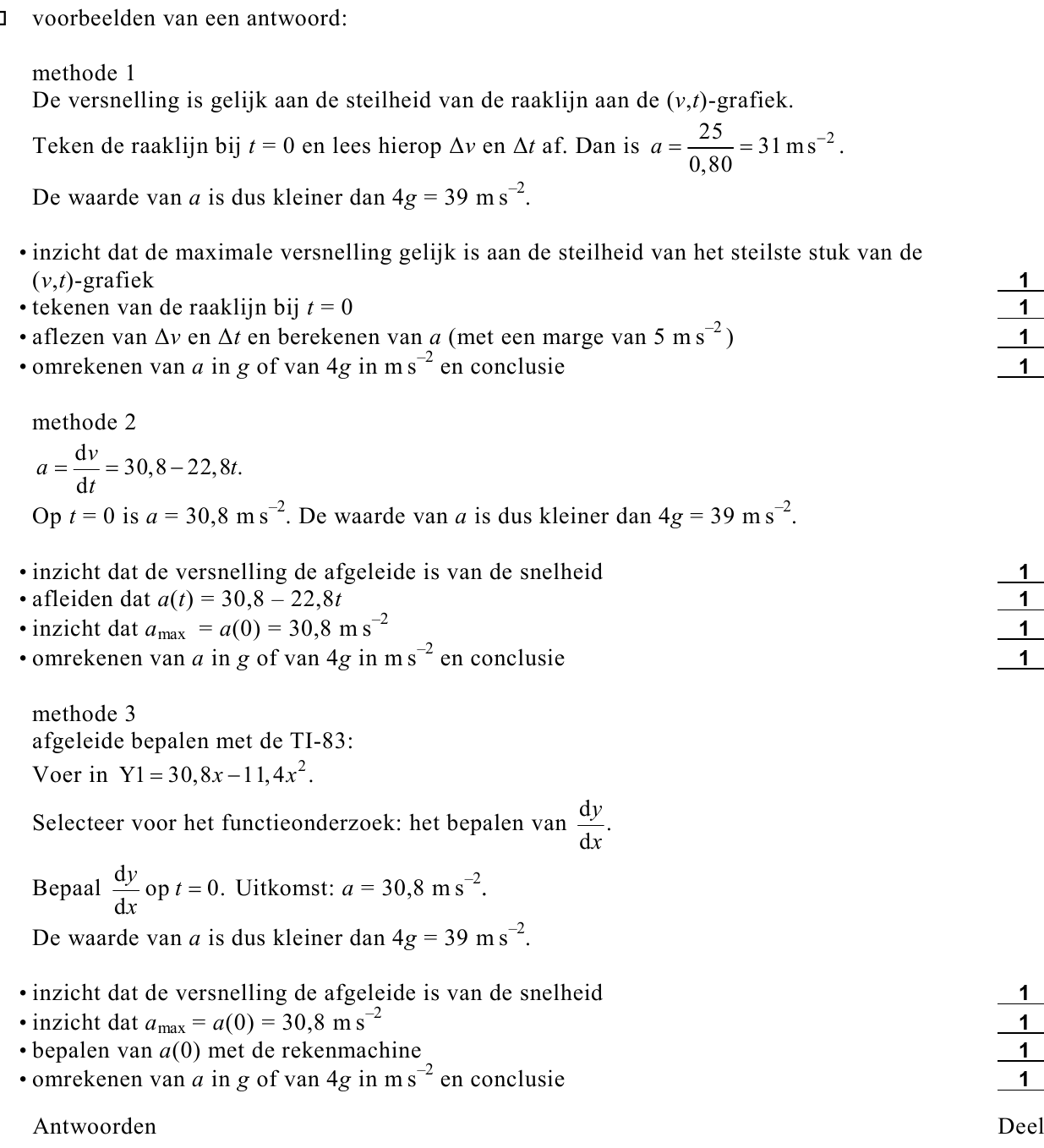 beoordelingsmodel vraag 19