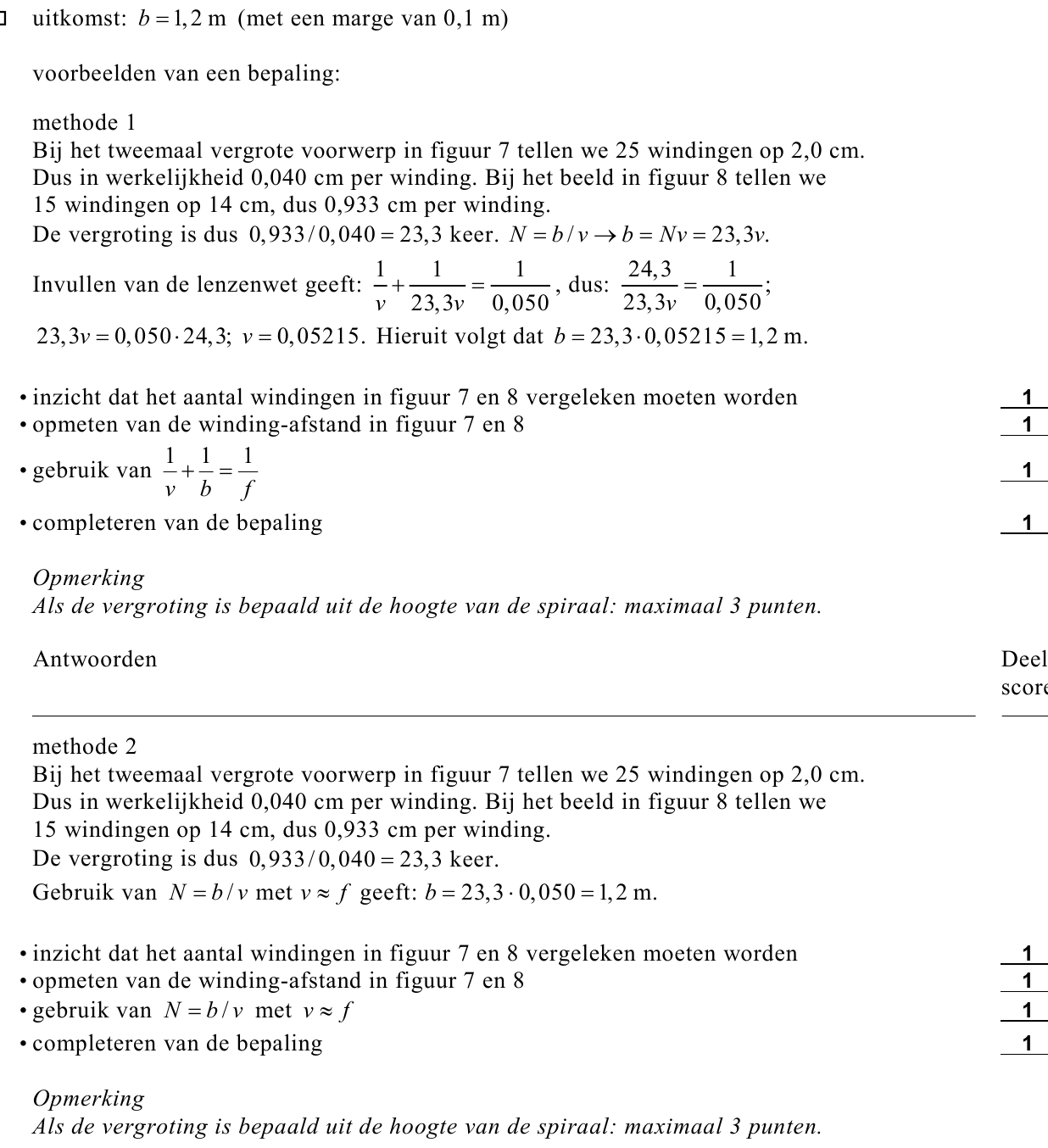 beoordelingsmodel vraag 13