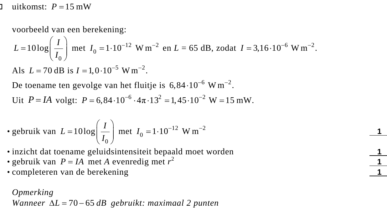 beoordelingsmodel vraag 6