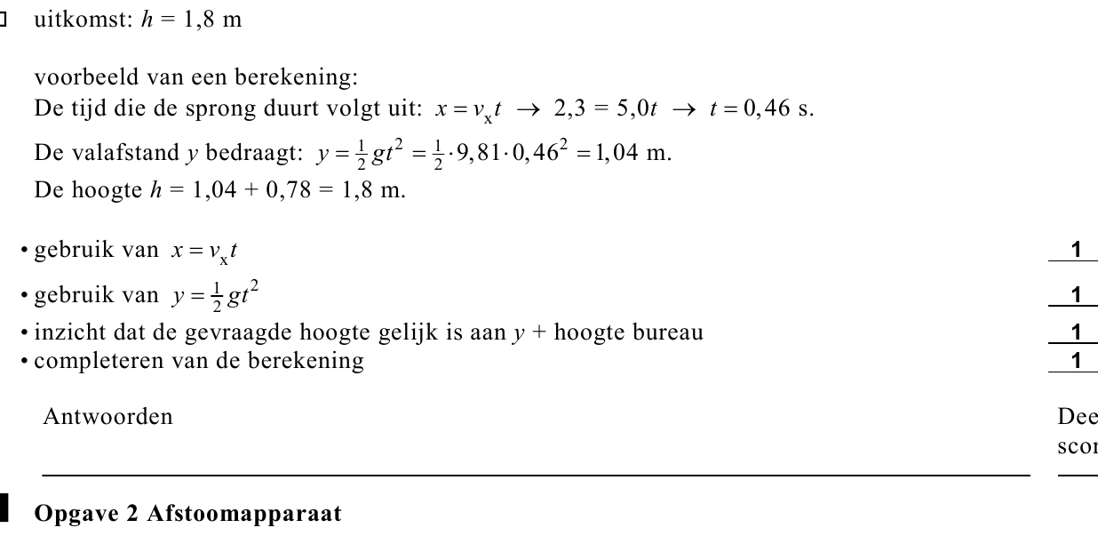 beoordelingsmodel vraag 5