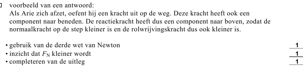 beoordelingsmodel vraag 4