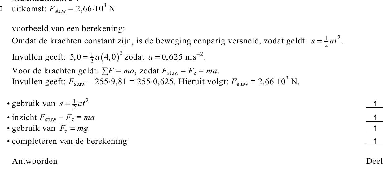 beoordelingsmodel vraag 6