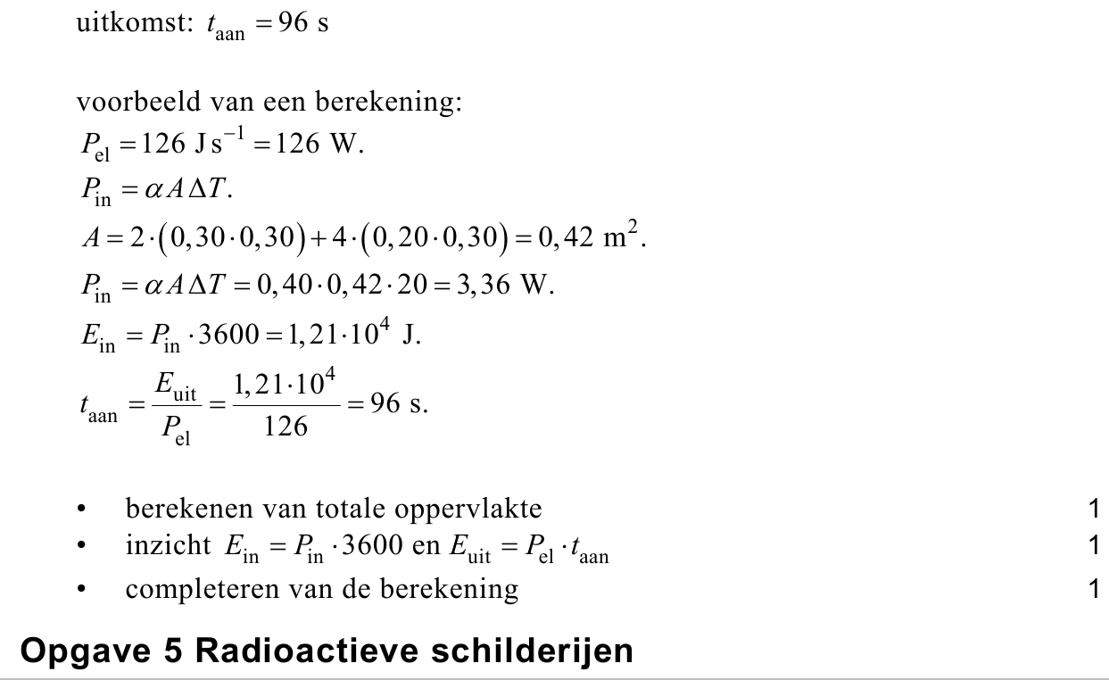 beoordelingsmodel vraag 18