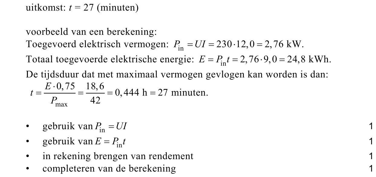 beoordelingsmodel vraag 18