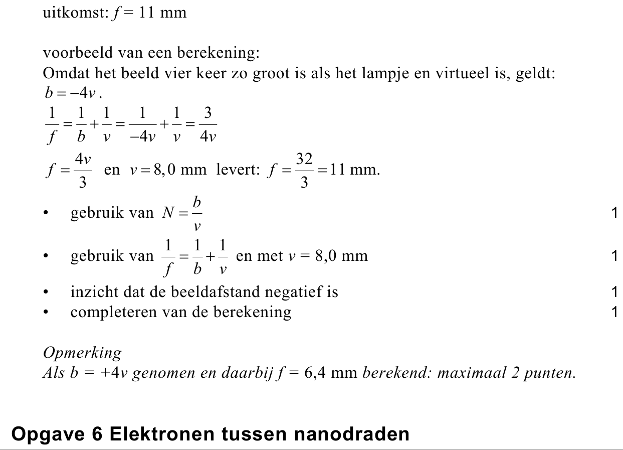 beoordelingsmodel vraag 18