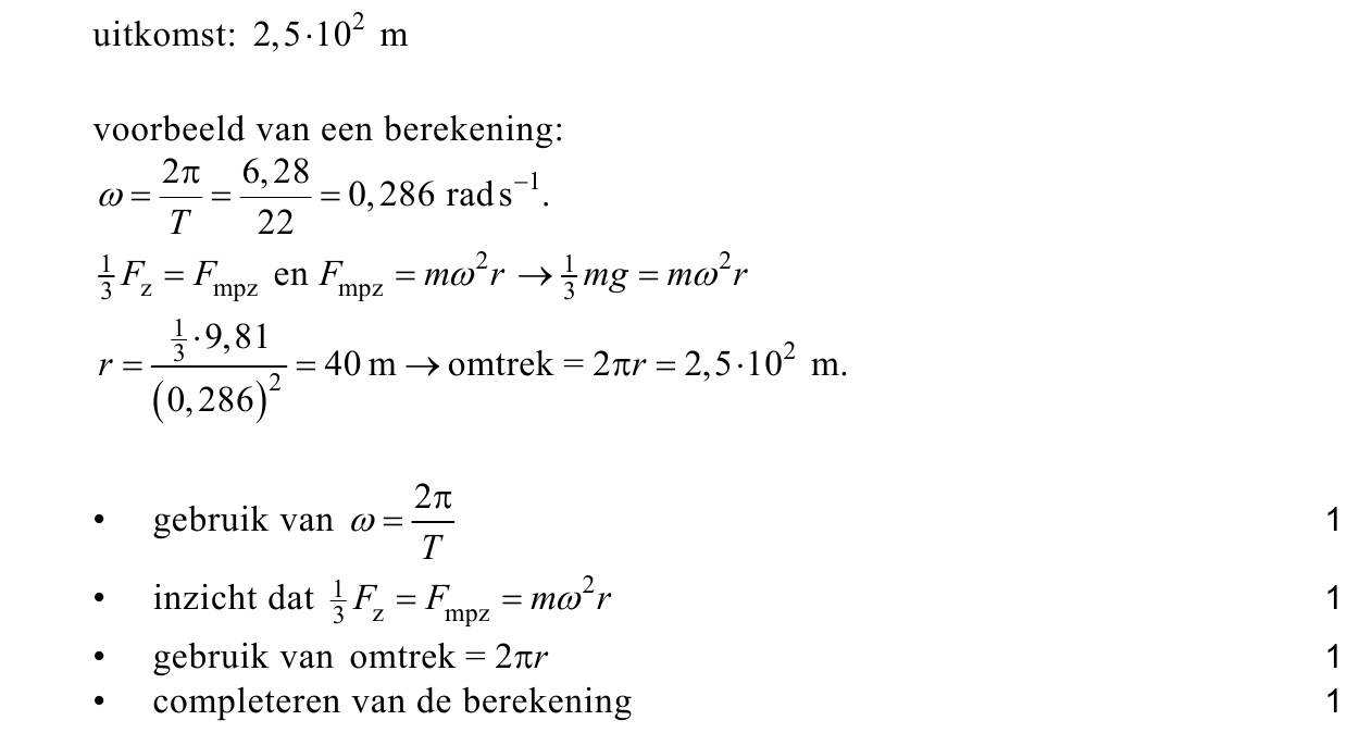 beoordelingsmodel vraag 16