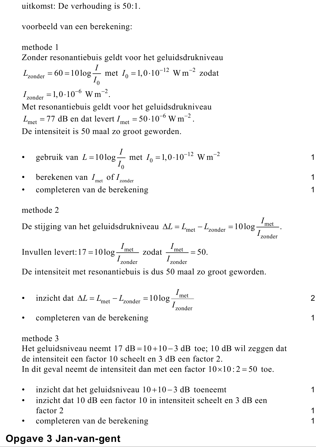 beoordelingsmodel vraag 9