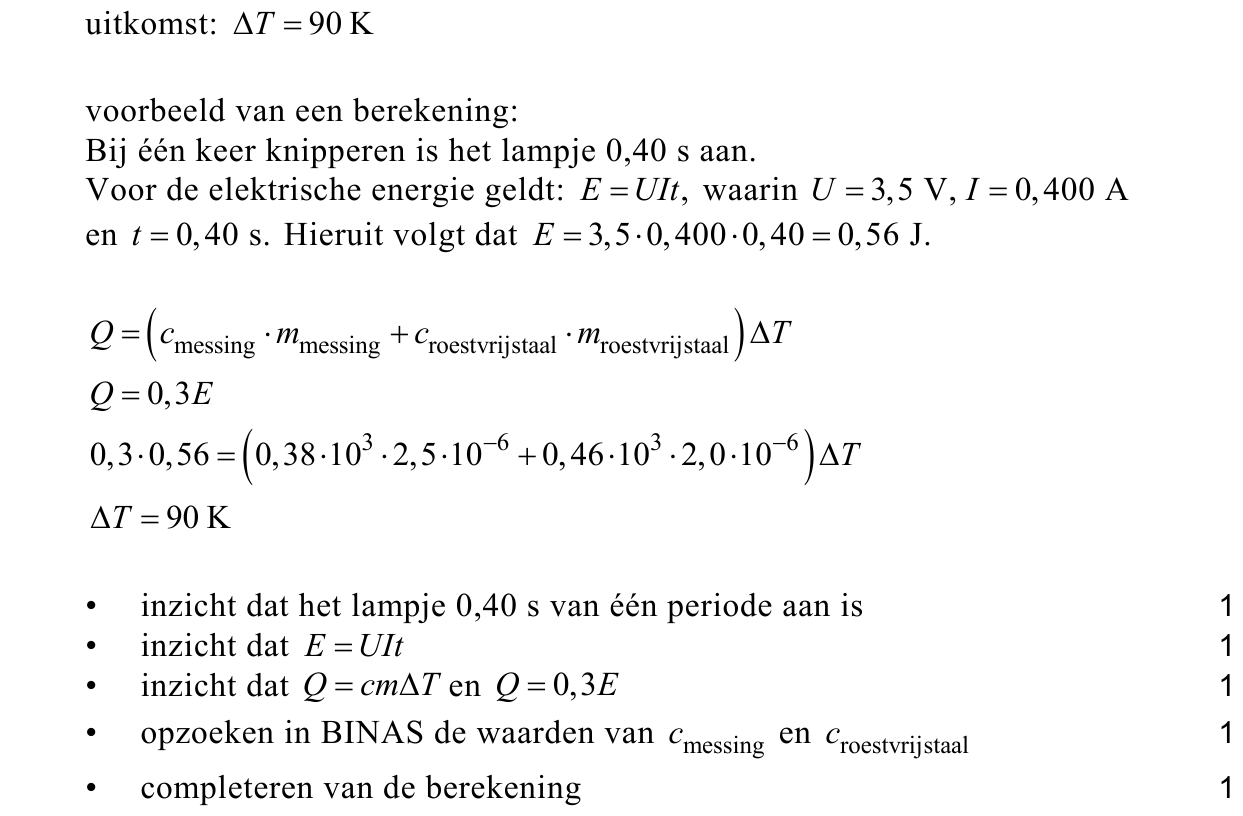 beoordelingsmodel vraag 8