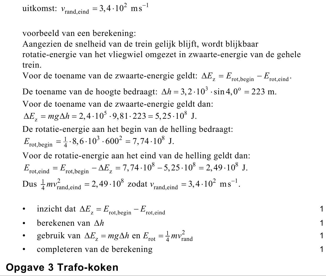 beoordelingsmodel vraag 9