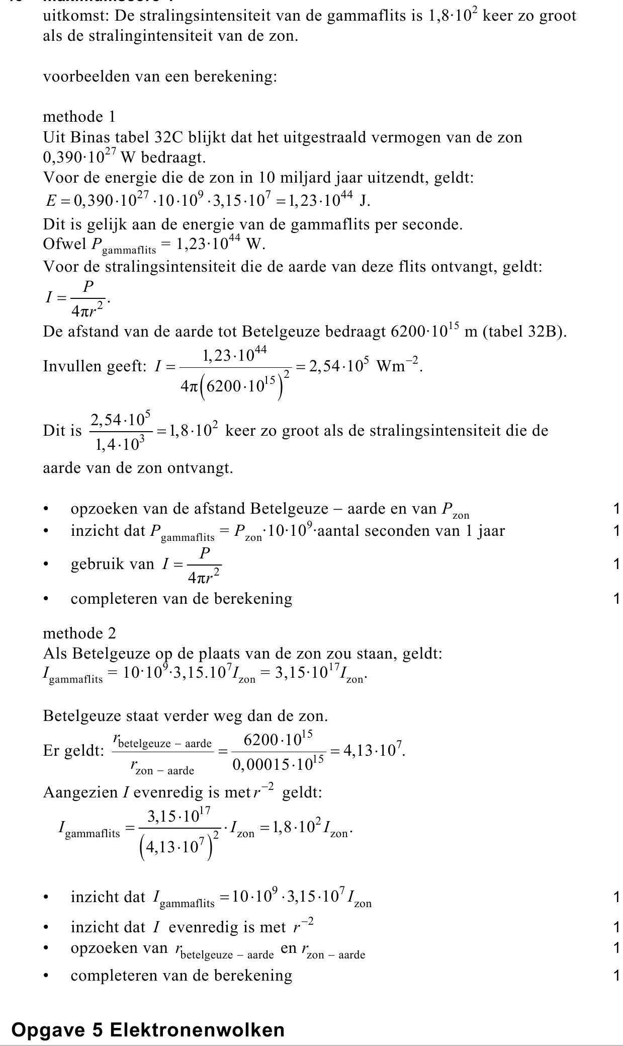 beoordelingsmodel vraag 18