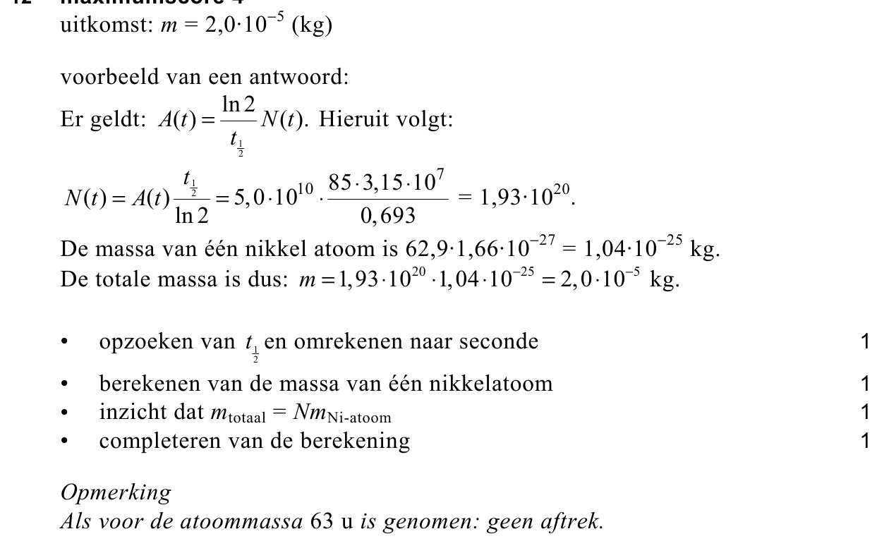 beoordelingsmodel vraag 12