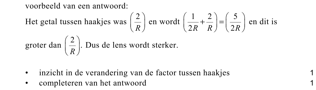 beoordelingsmodel vraag 25
