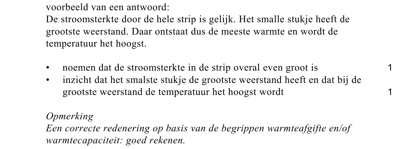 beoordelingsmodel vraag 25