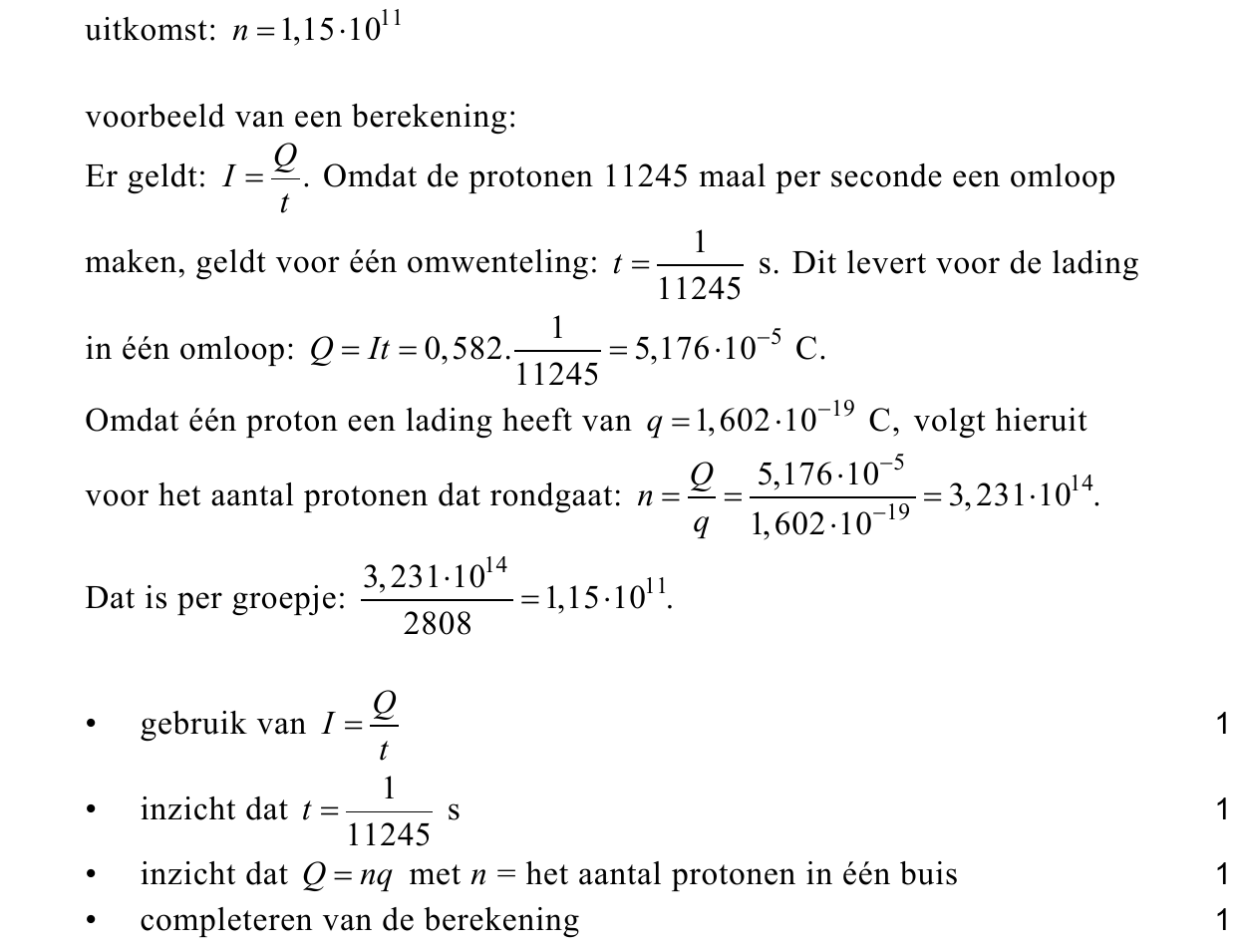 beoordelingsmodel vraag 25