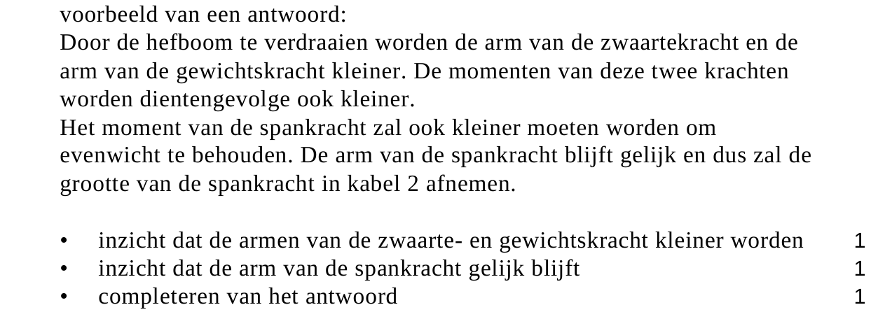 beoordelingsmodel vraag 17