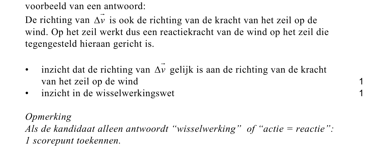 beoordelingsmodel vraag 22