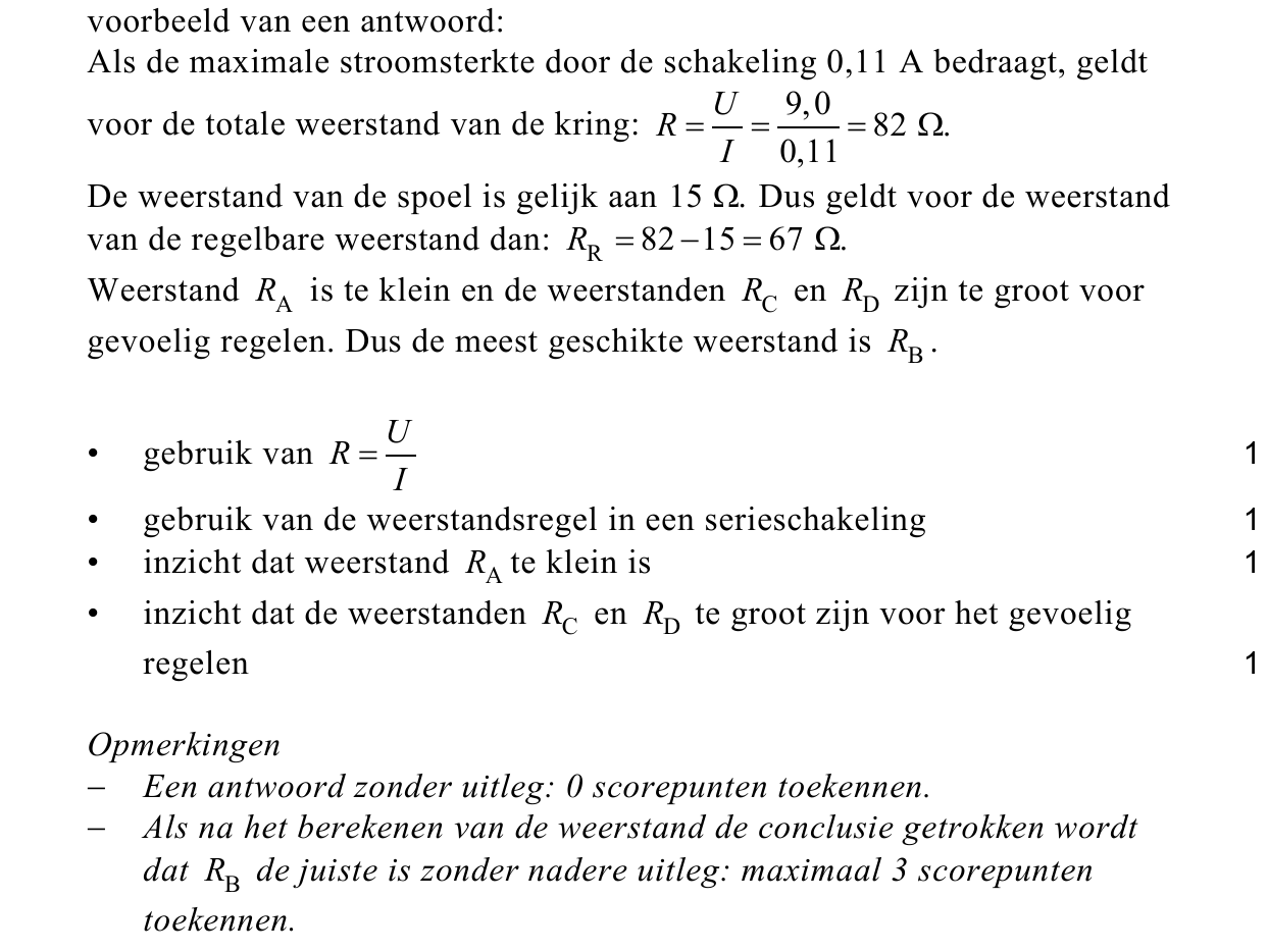 beoordelingsmodel vraag 17