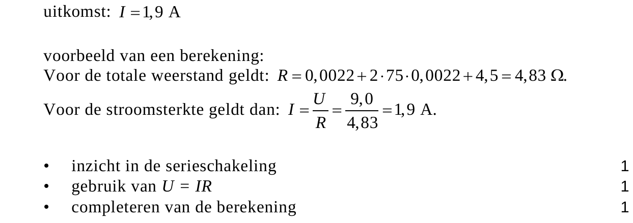 beoordelingsmodel vraag 19