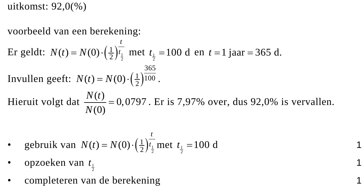 beoordelingsmodel vraag 16