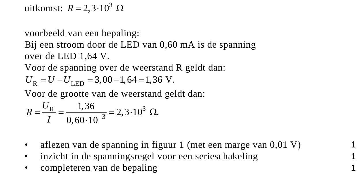beoordelingsmodel vraag 1