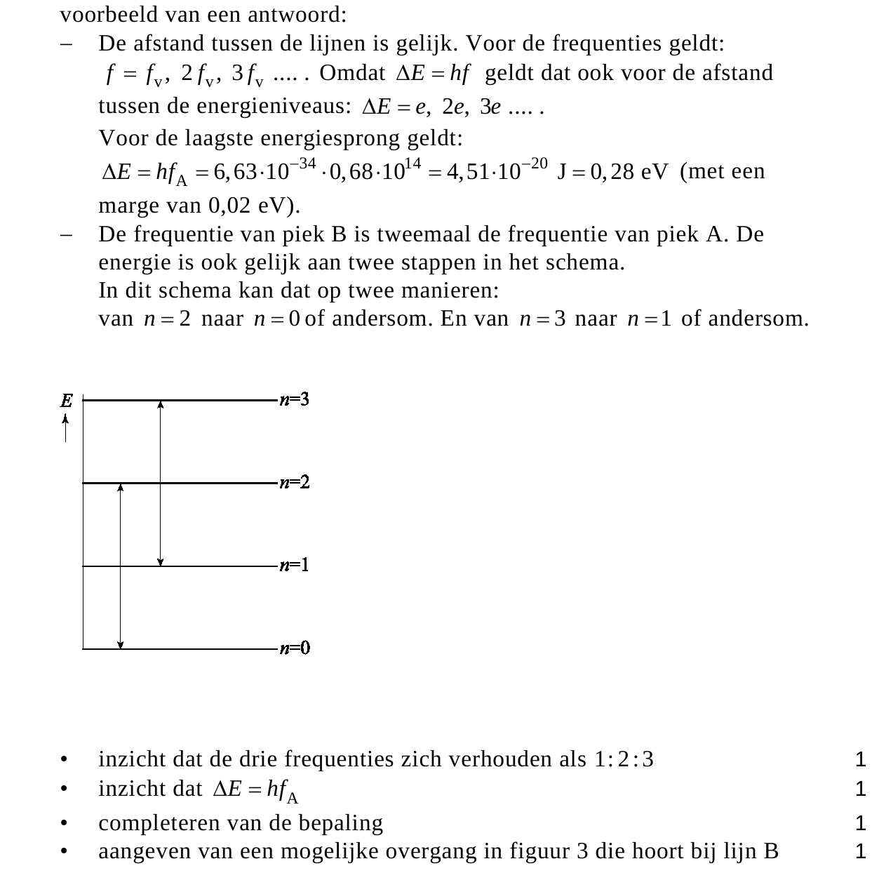 beoordelingsmodel vraag 18