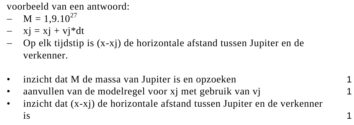 beoordelingsmodel vraag 17