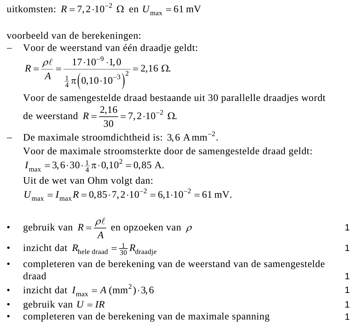 beoordelingsmodel vraag 25